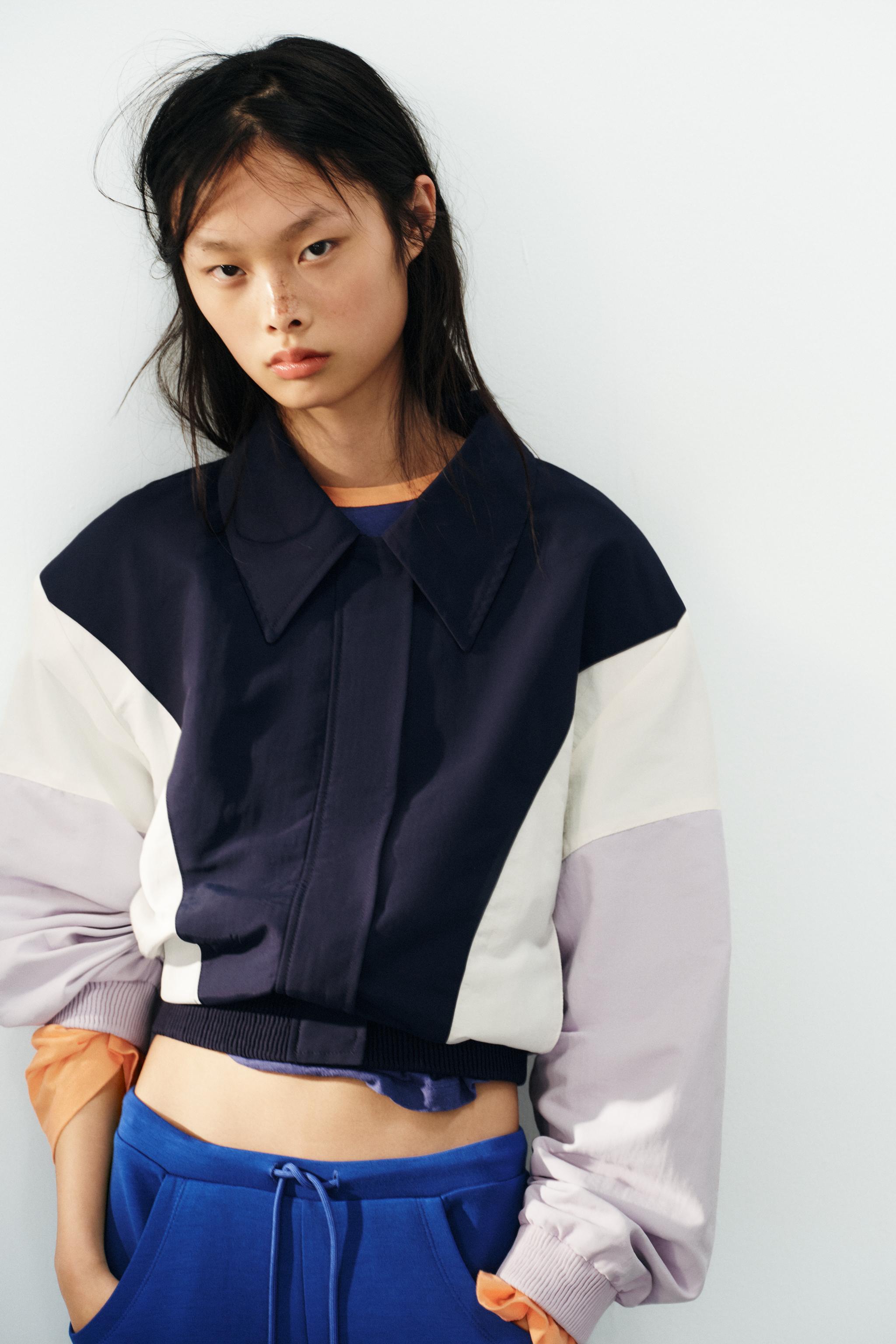 Zara Çan Paça İnterlok Pantolon görsel 2