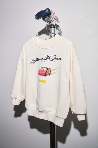 FELPA STAMPATA CARS SAETTA MCQUEEN © DISNEY/PIXAR - Écru di Zara