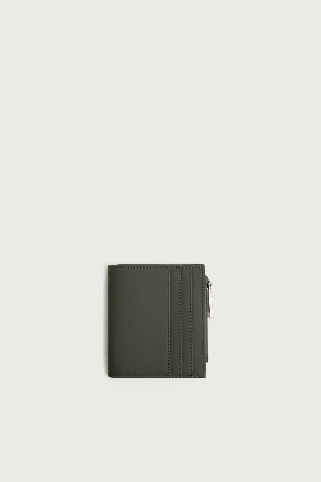 Rubberized Coin Purse Wallet — Men's