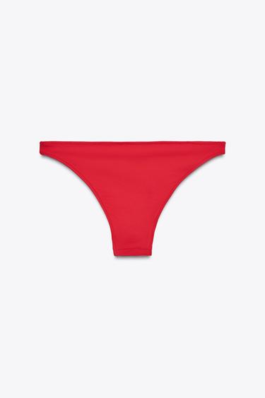 PLAIN BIKINI BOTTOMS - Rouge de Zara - Image 4