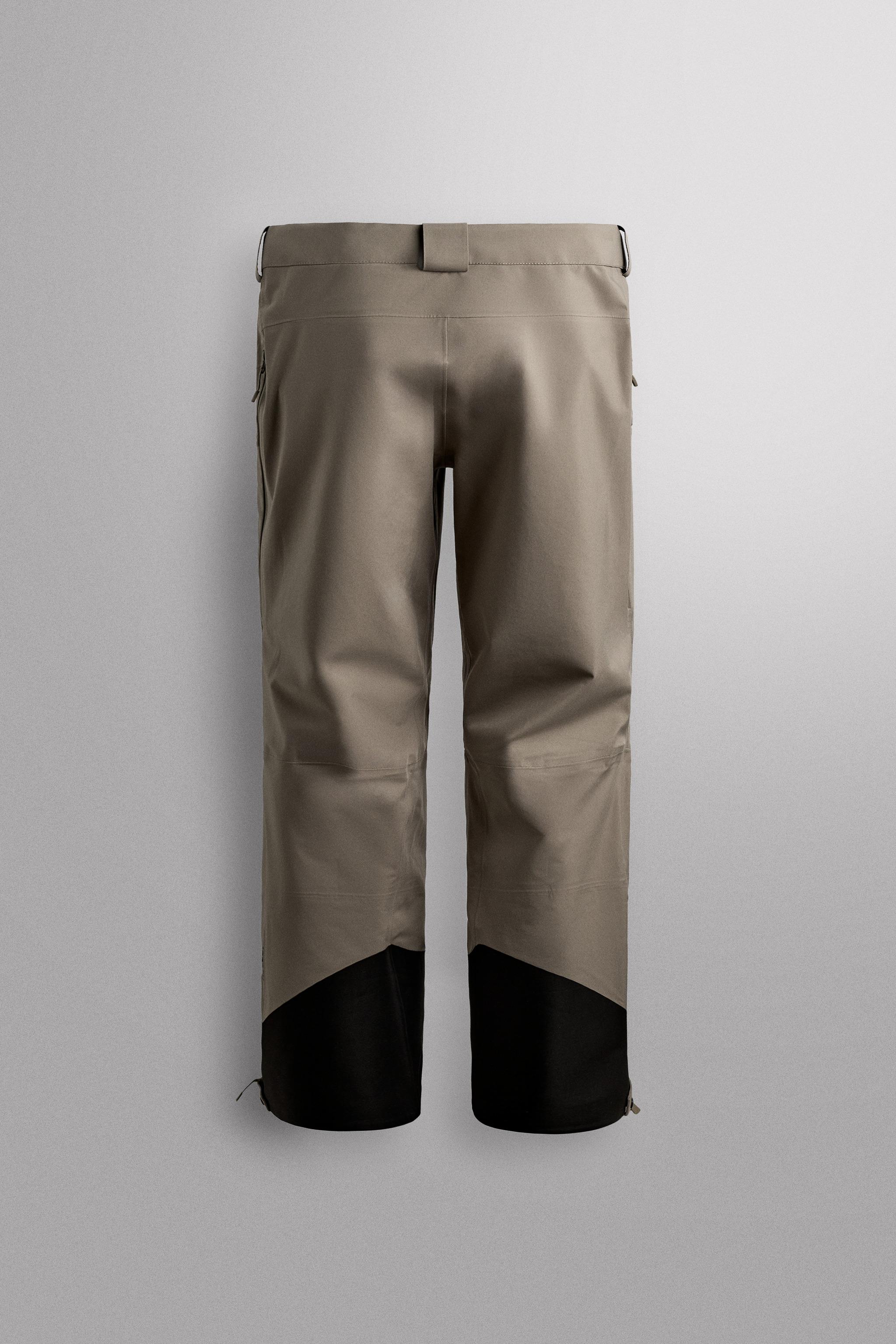 RECCO® WATERPROOF SKI SHELL PANTS - Green | ZARA United States