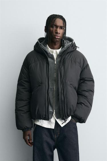 WATER-REPELLENT TECHNICAL JACKET - Black by Zara