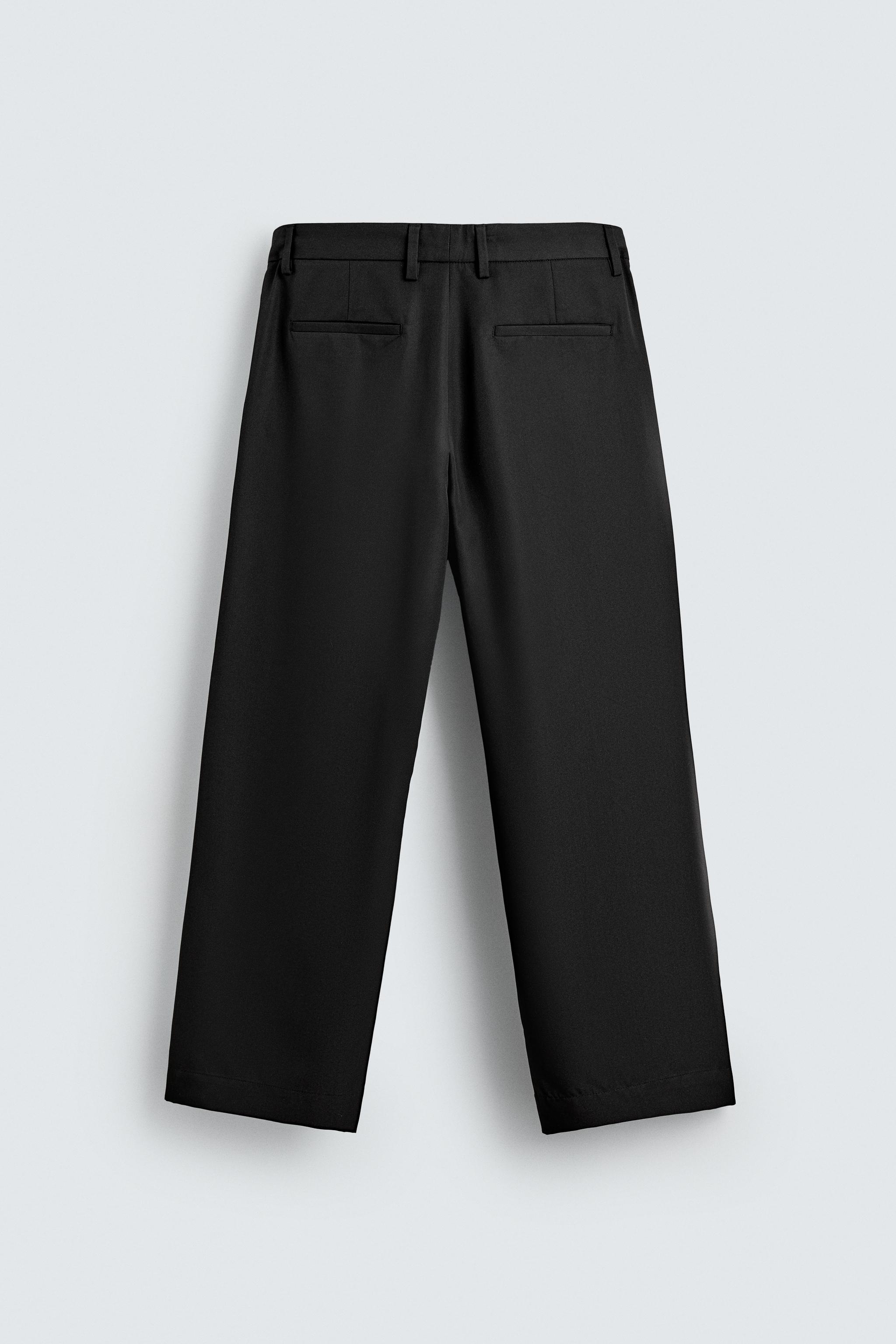 FLARE FIT パンツ - ブラック | ZARA Japan / 日本
