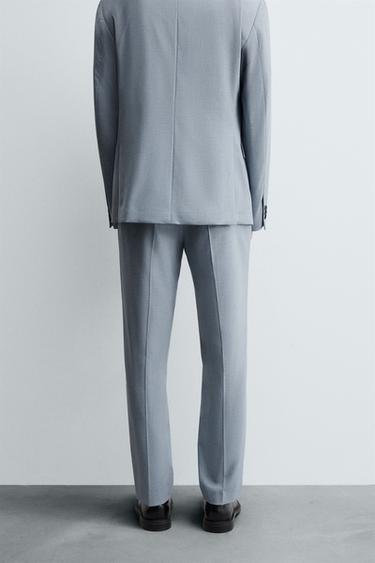 SLIM FIT SUIT TROUSERS - Sky blue by Zara - Image 2