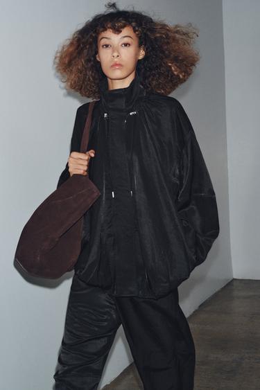 ZW COLLECTION LOOSE-FITTING TROUSERS - Black by Zara - Image 1