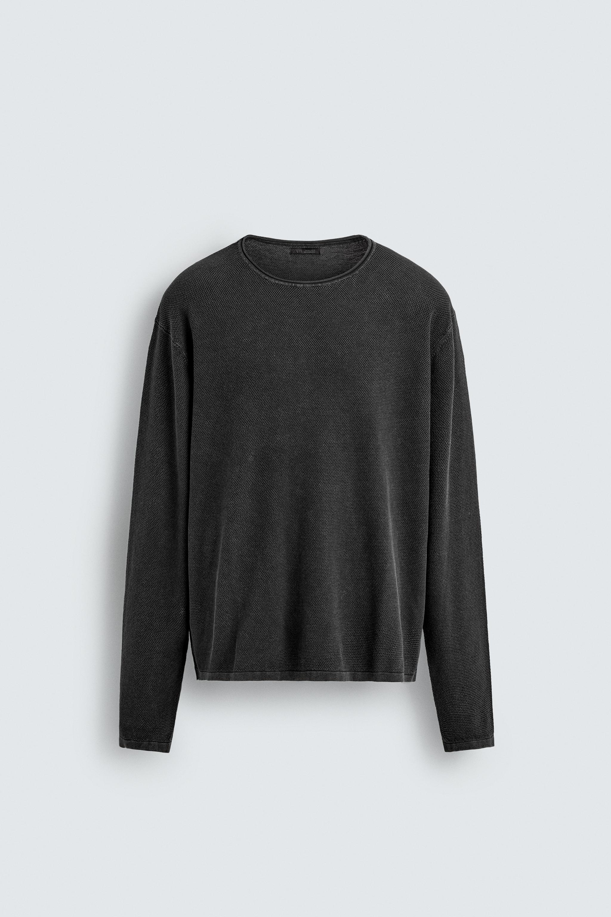 極美品！試着のみ！Zara ニットシャツ　3枚セット　(グレー　紺　黒色) 極美品！試着のみ！Zara ニットシャツ 3枚セット (グレー 紺 黒色)