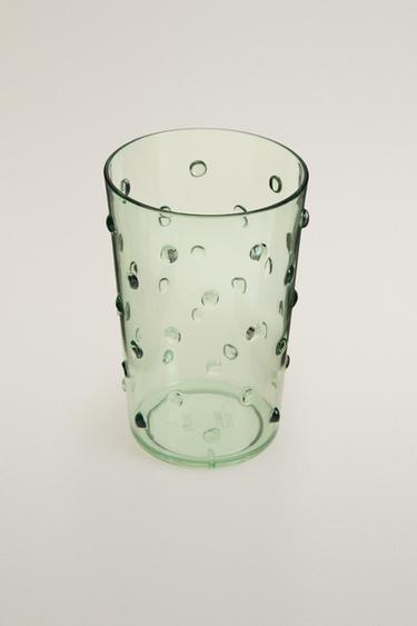 ACRYLIC SOFT DRINK TUMBLER WITH POLKA DOTS - Green by Zara - Image 1