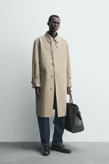 GABARDINA WATER REPELLENT - Bege-claro da Zara