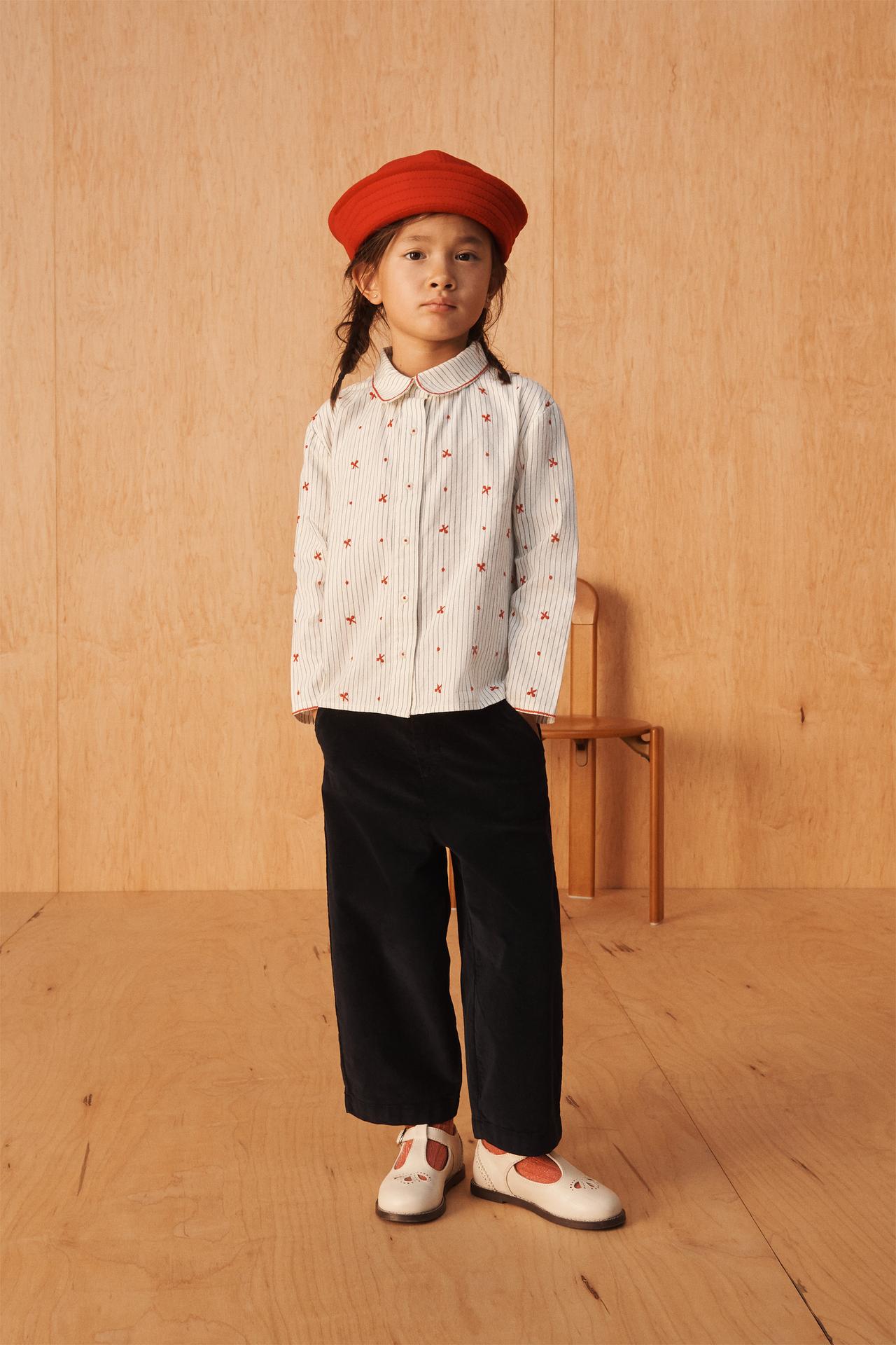 LIMITED EDITION STRIPED AND EMBROIDERED SHIRT