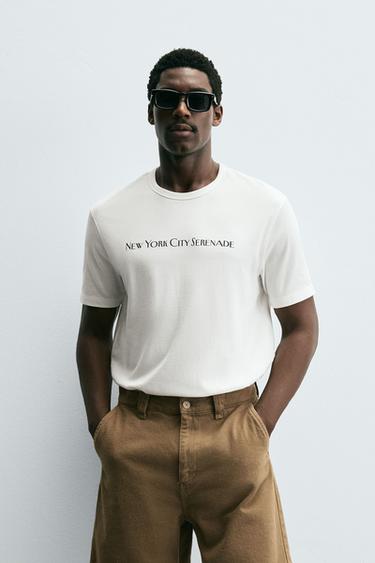 BRUCE SPRINGSTEEN NEW YORK CITY SERENADE T-SHIRT - White by Zara