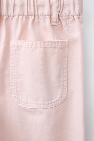 FLOWING WIDE-LEG TROUSERS - Pink by Zara - Image 3
