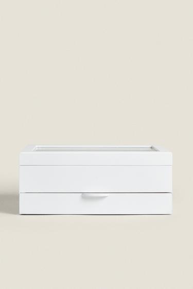 JOYERO LACADO CAJÓN - Blanco de Zara - Imagen 0