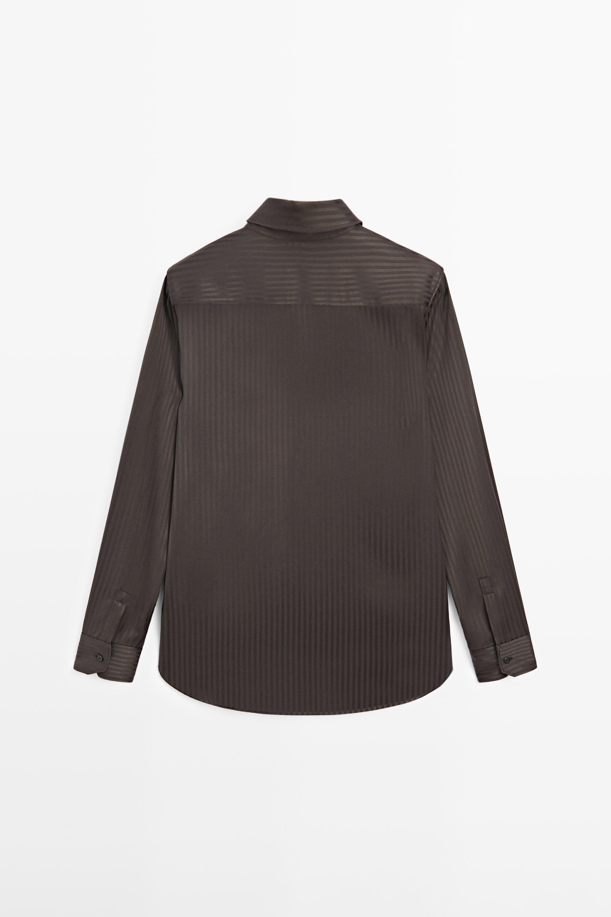 Striped flowing shirt