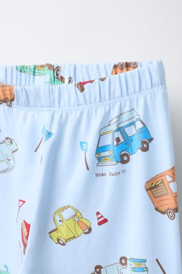 1 1/2-6 YEARS/ CAR PRINT PYJAMAS - Blue by Zara - Image 6