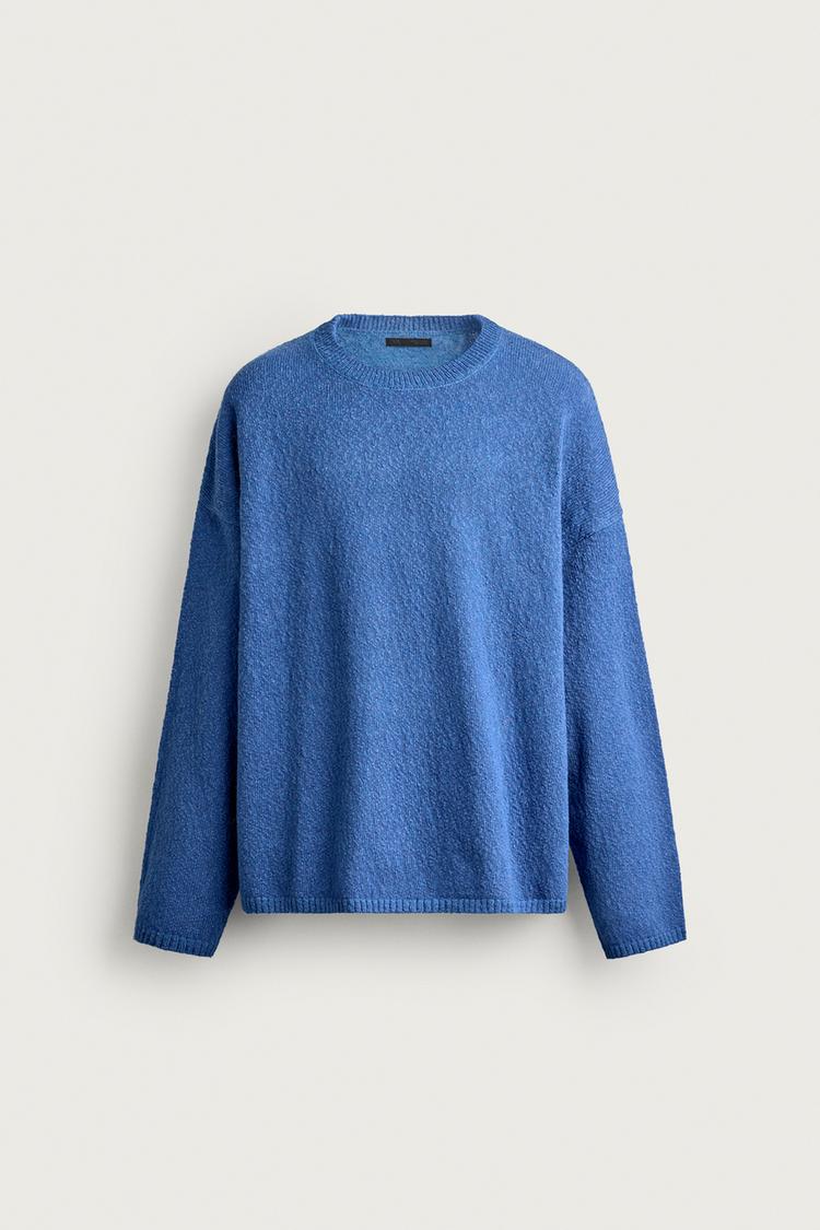 Jersey relaxed fit estructura boucle