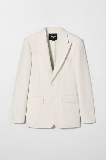 BOBBY GILLESPIE X ZARA SUIT BLAZER - Ecru by Zara