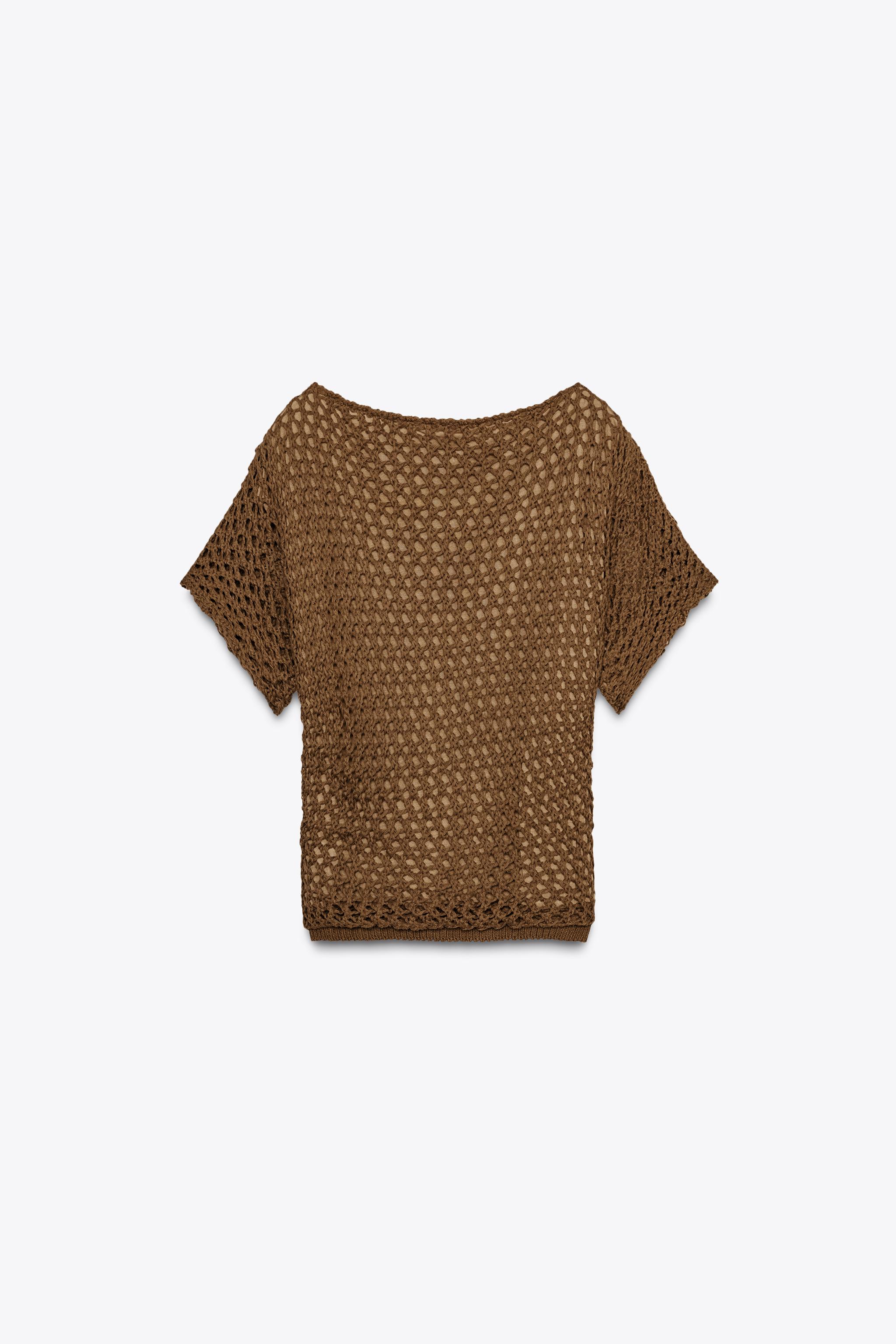 CROCHET KNIT TOP