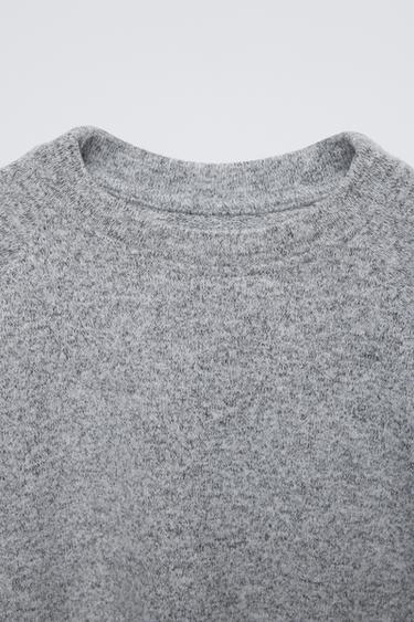 PLAIN SOFT TOUCH T-SHIRT - Grey marl by Zara - Image 2