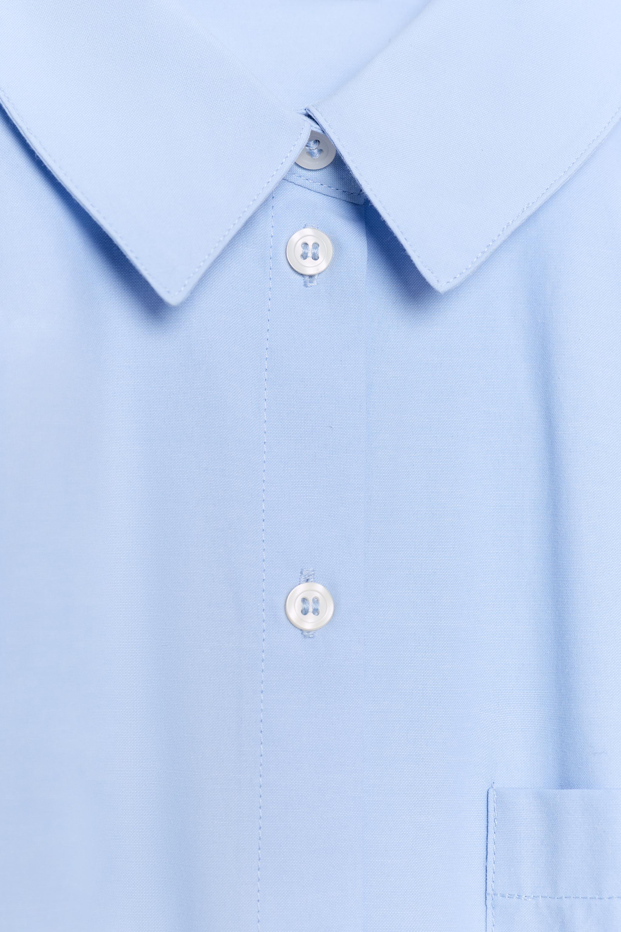 BALLOON CROPPED SHIRT