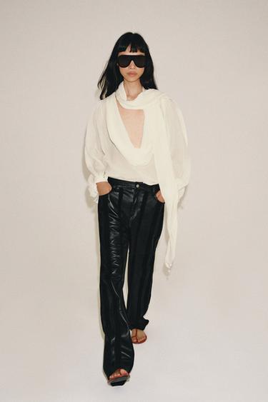 ZW COLLECTION: БАУЛАРЫ БАР ЖЕЙДЕ - Экру Zara компаниясынан - Сурет 0