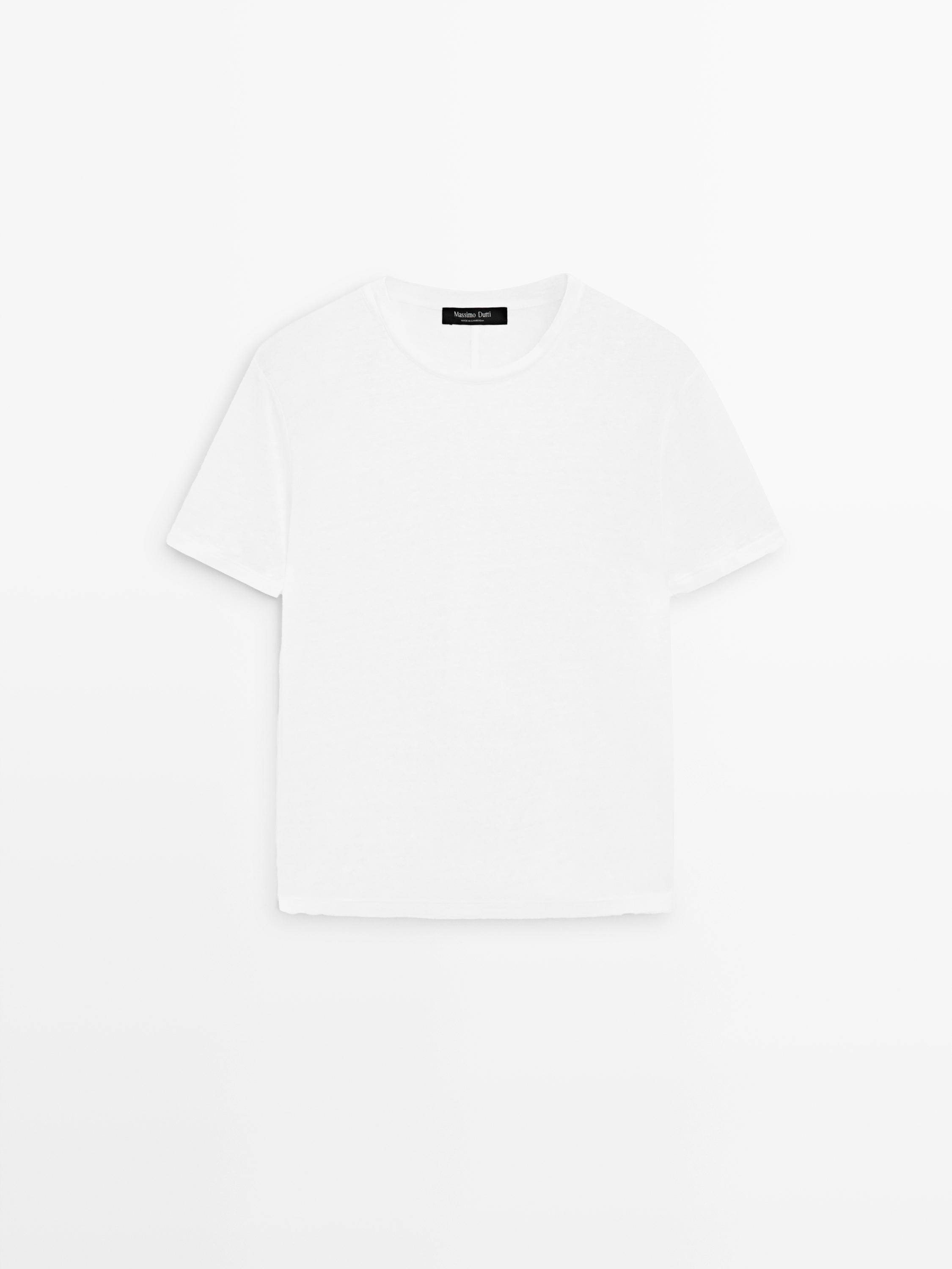 T-shirt manches courtes lin