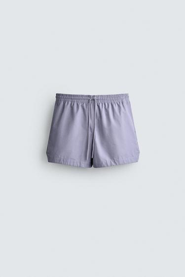 SHORT SWIMMING TRUNKS - Lavender by Zara