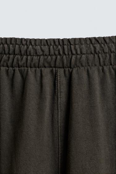 WASHED CARGO TROUSERS - Brown by Zara - Image 8