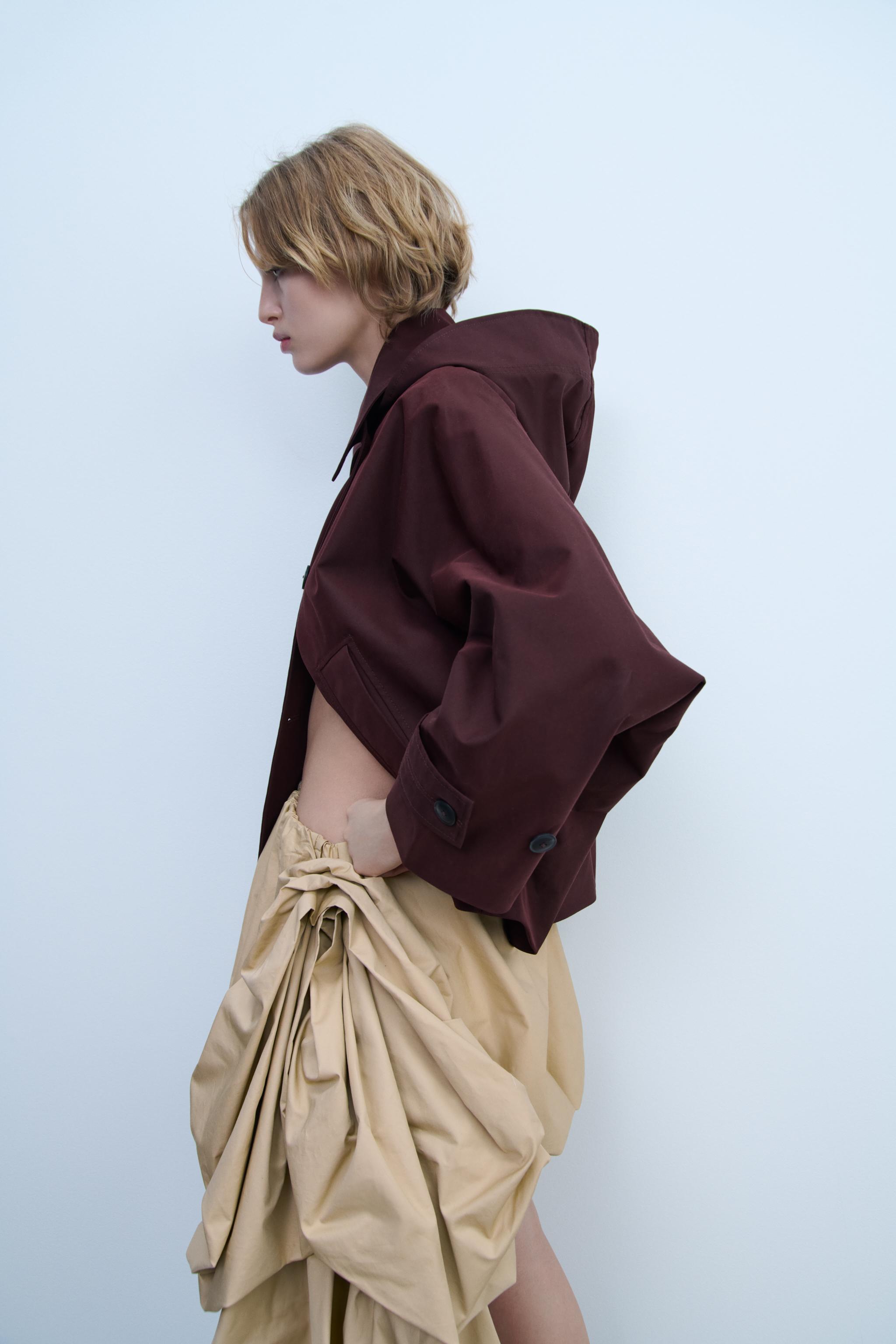 ZWコレクション 撥水加工トレンチコート - バーガンディ | ZARA