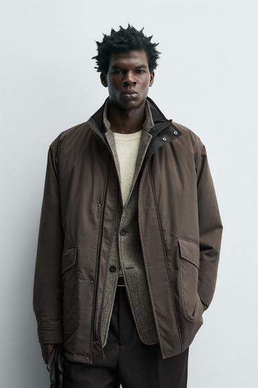 LIMITED EDITION LIGHTWEIGHT PUFFER JACKET - Brown by Zara