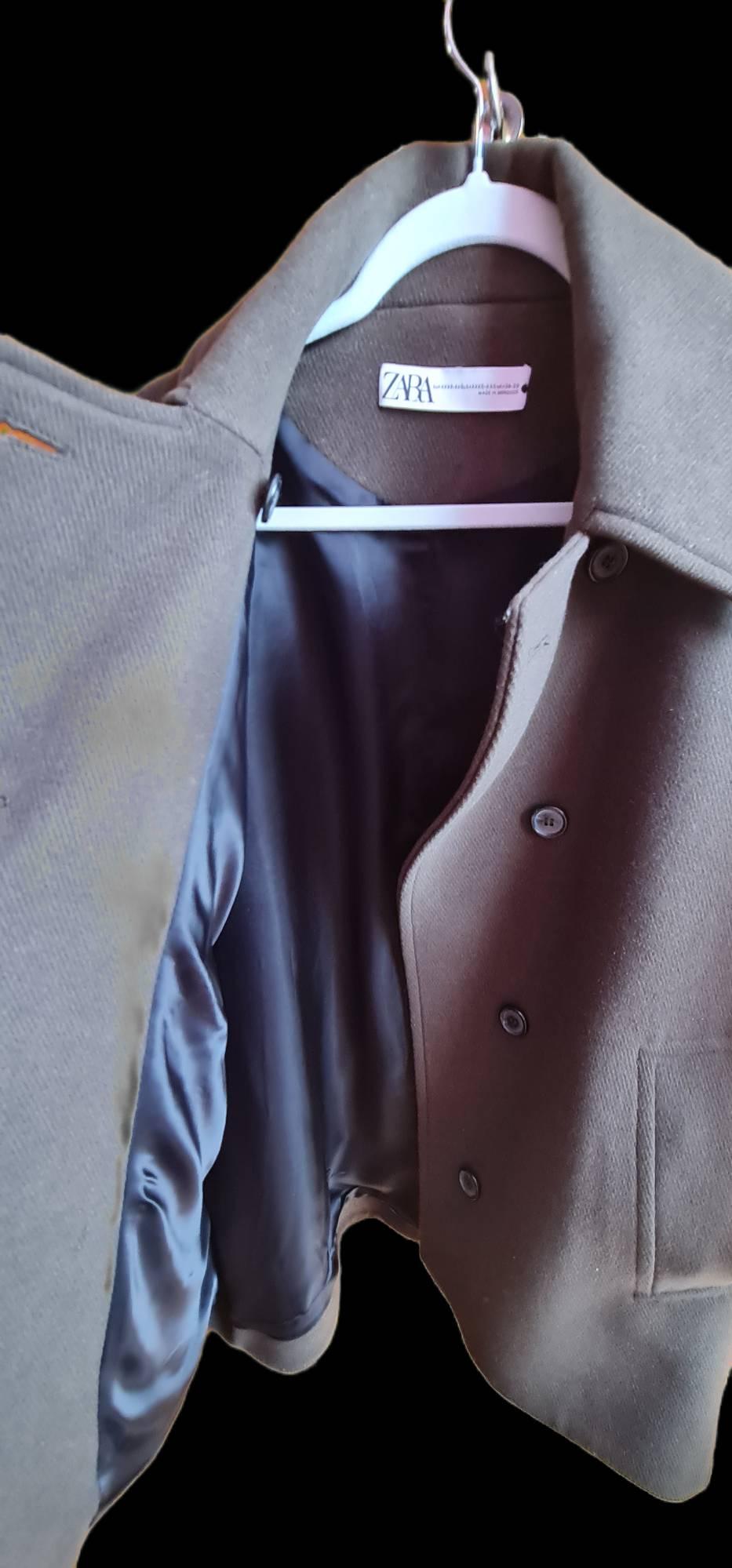 ZW COLLECTION SHORT WOOL BLEND COAT - Image 5