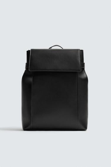 FLAP BACKPACK - Black by Zara