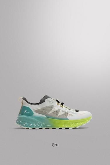 Zara TRAIL RUNNING SNEAKERS - Gray