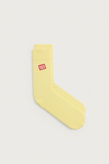 MARTIN PARR PATCH SOCKS © DMB - Yellow by Zara