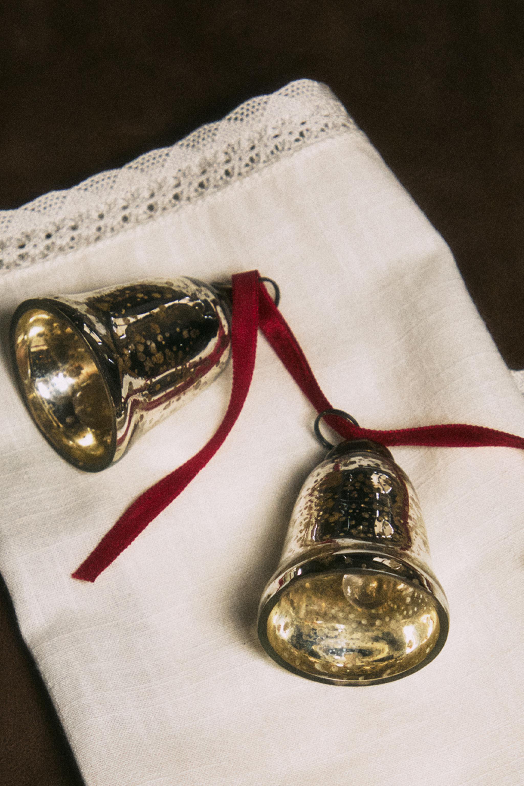 CHRISTMAS TREE BELL DECORATIONS (PACK OF 3)