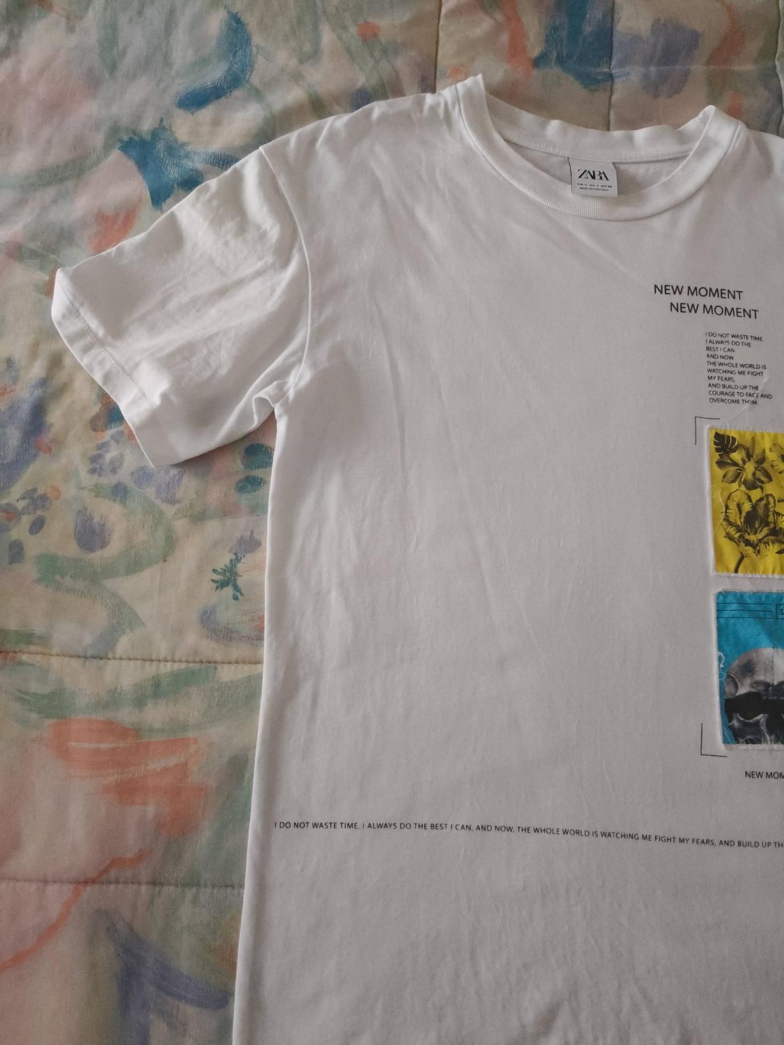 T-SHIRT WITH CONTRAST PATCHES - Image 2