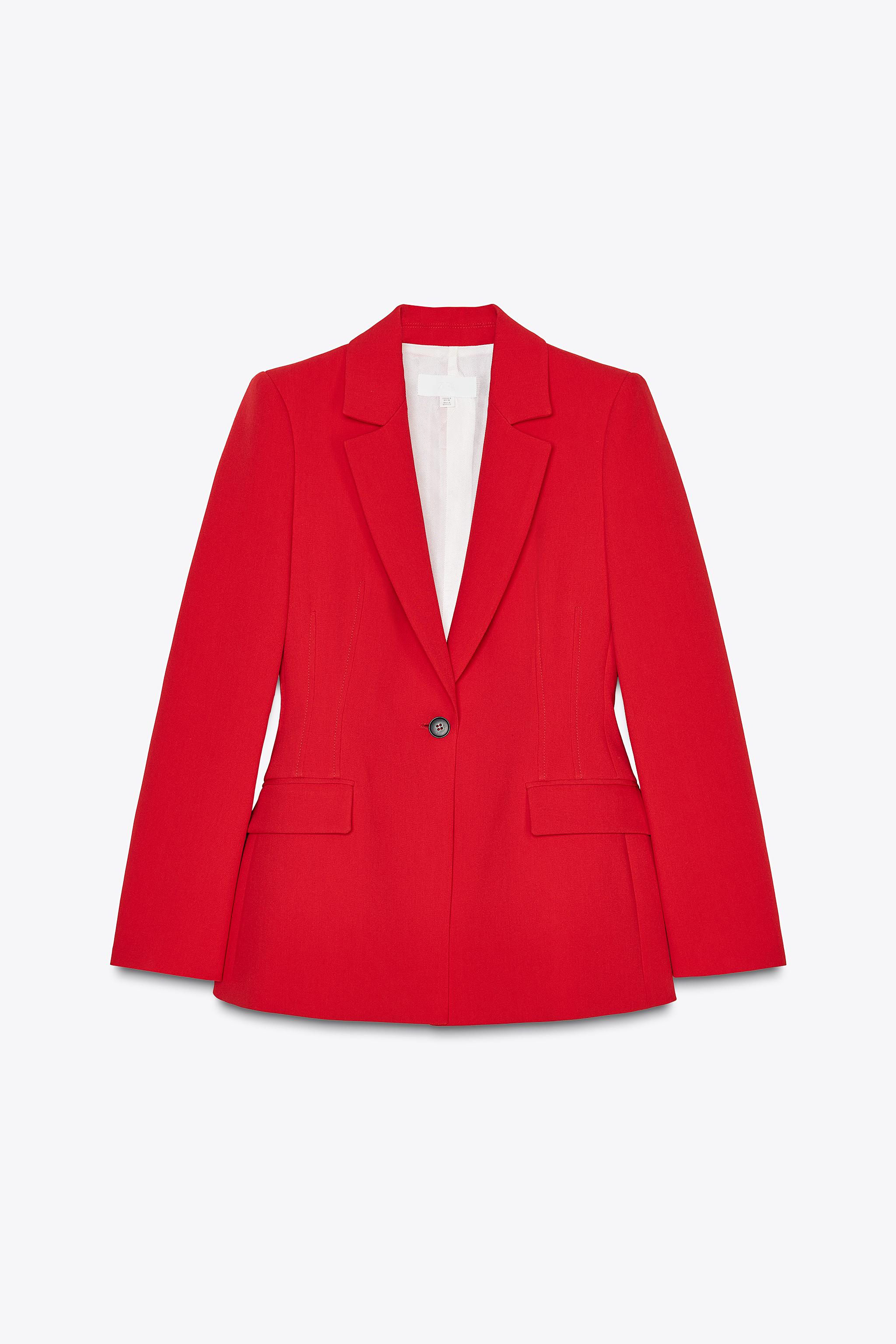 ショルダーパッド フィット ブレザー - ブラック | ZARA Japan