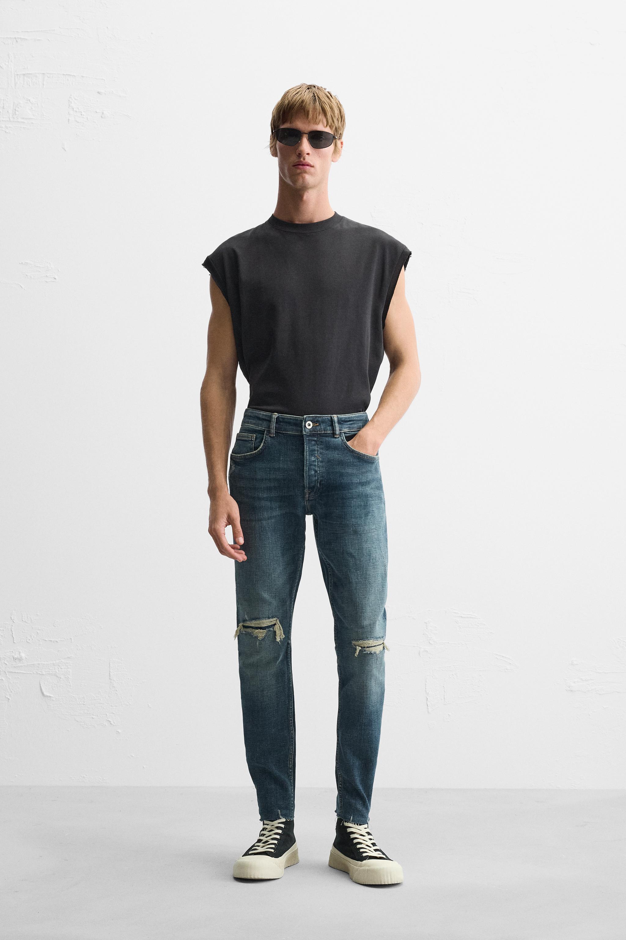 Jeans troué homme shops zara