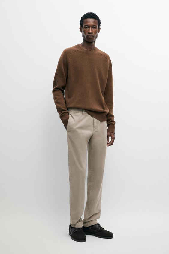 Zara Wool-blend knit sweater with round neck - 782 - Image 0