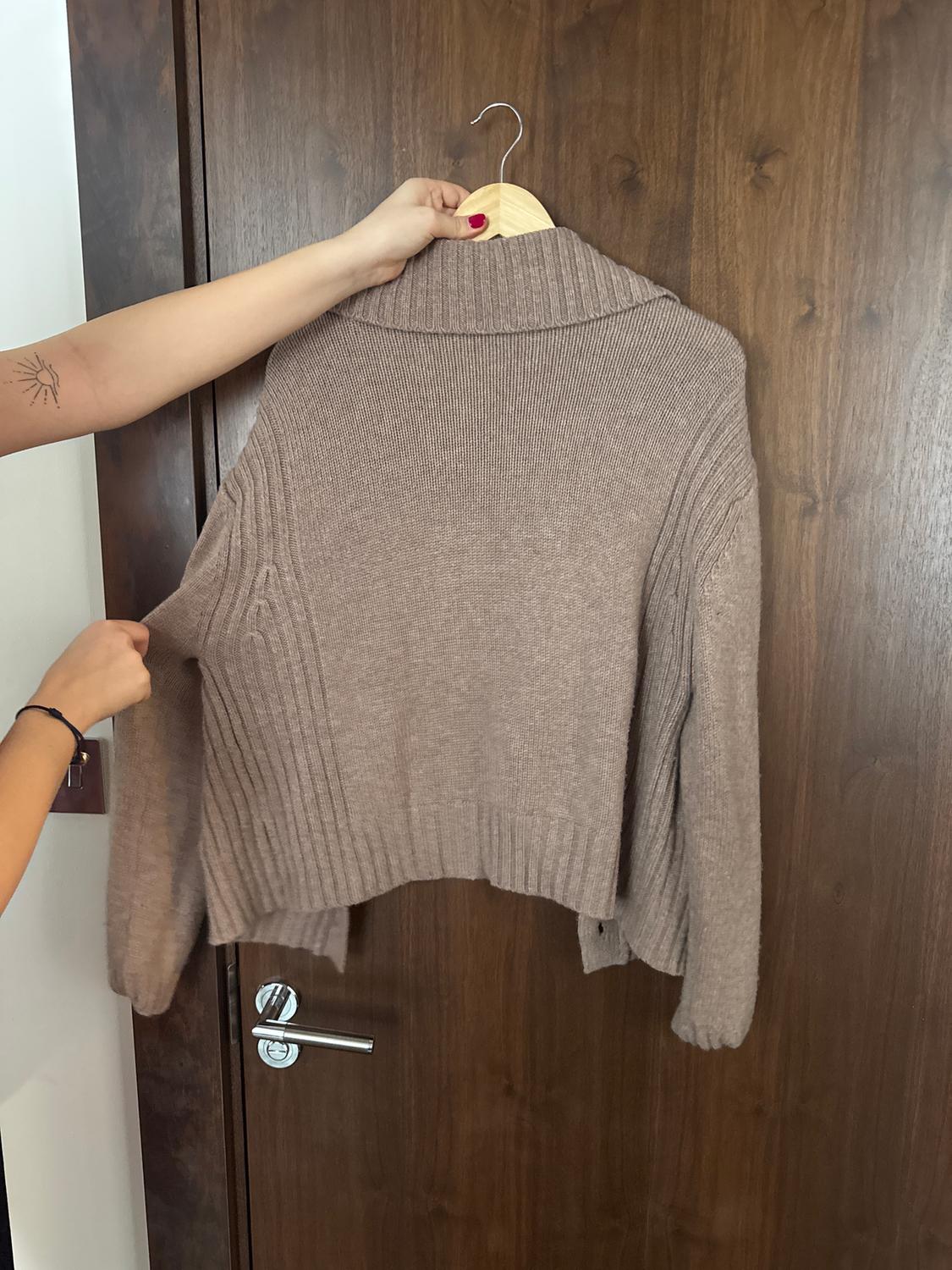 RIBBED TRIM CARDIGAN - Image 2