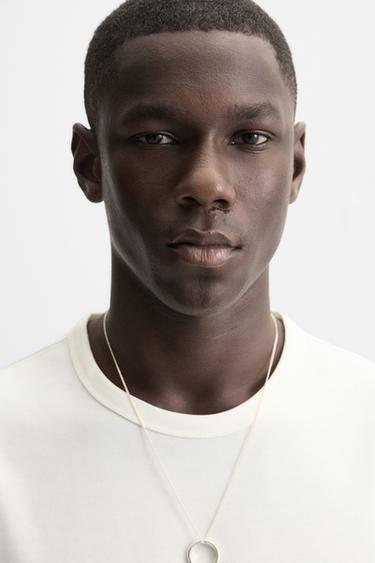 T-SHIRT HEAVYWEIGHT RIB BASIQUE - Blanc cassé de Zara - Image 4