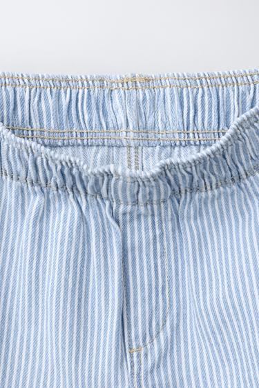 STRIPED BARREL TROUSERS - Multicoloured by Zara - Image 2