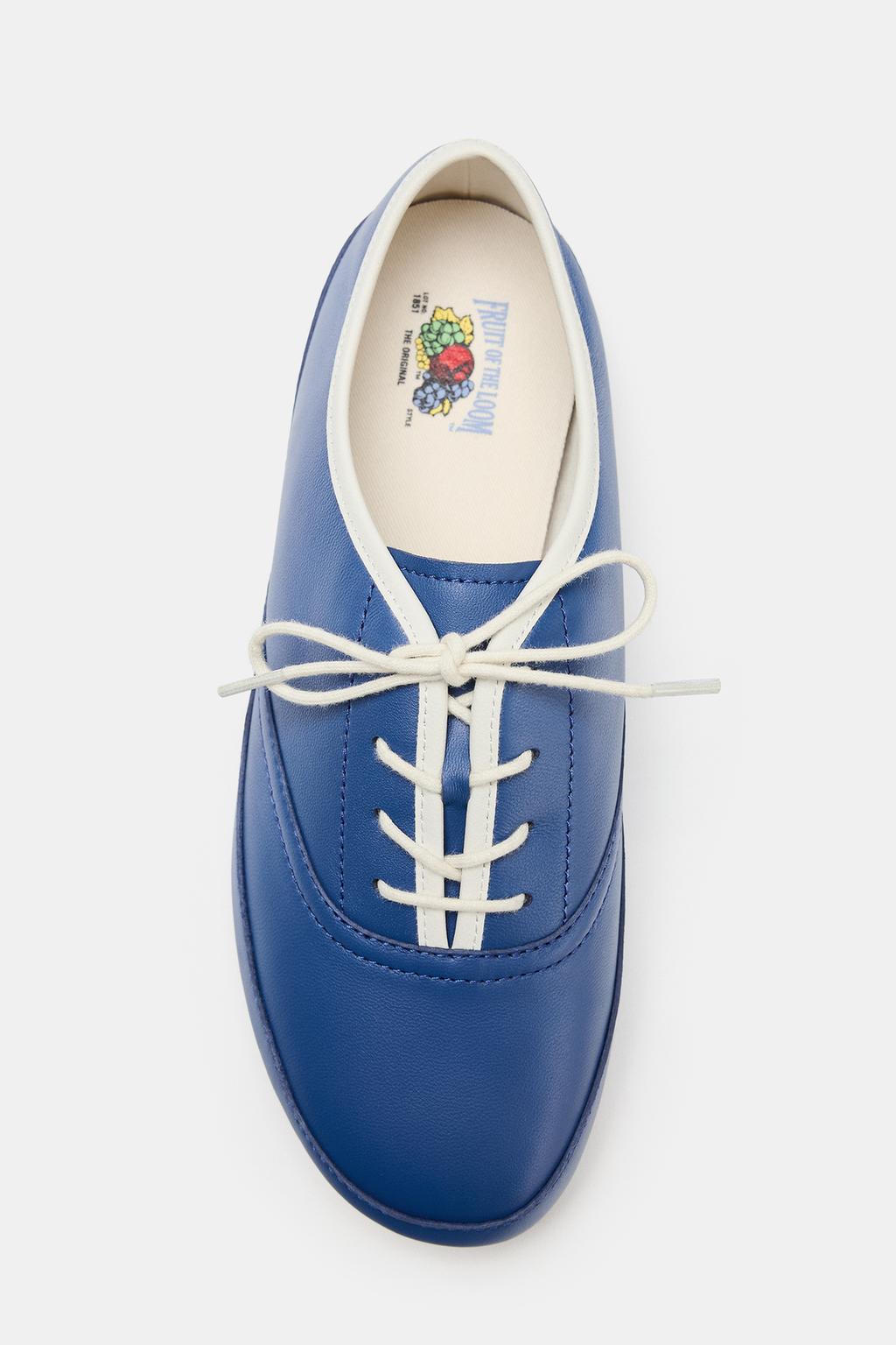 FRUIT OF THE LOOM™ LEATHER DERBY TRAINERS
