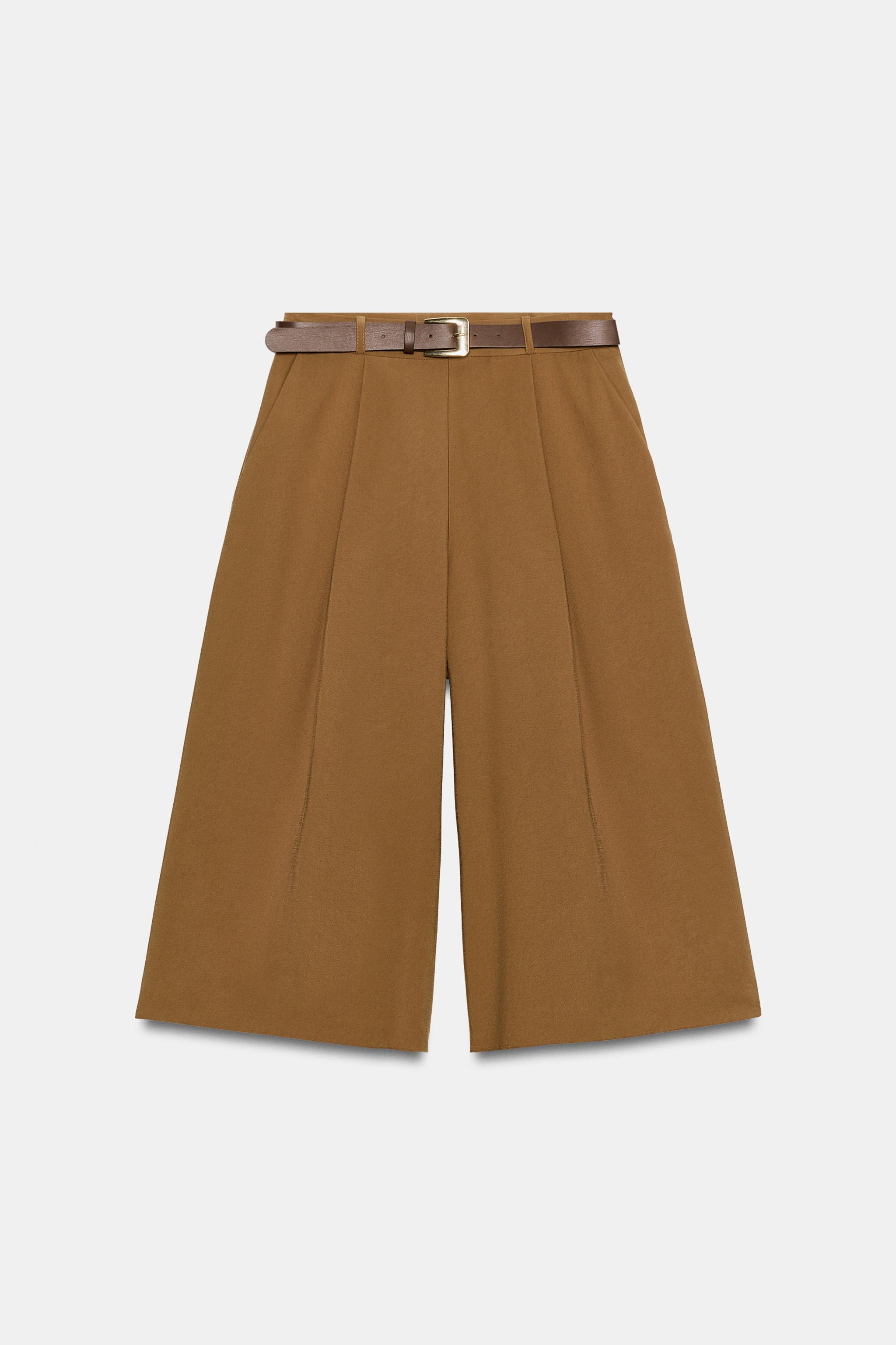 BELTED LONG BERMUDA SHORTS