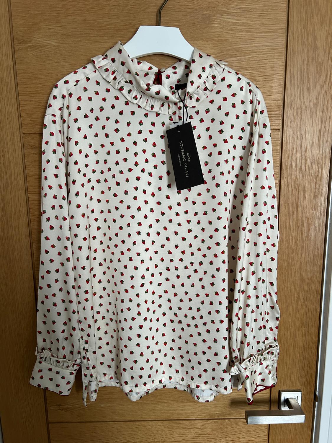 STEFANO PILATI X ZARA STRAWBERRY PYJAMA TOP