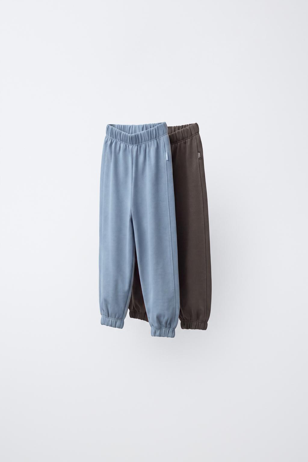 Zara İki ədəd düz jogger şalvar dəsti