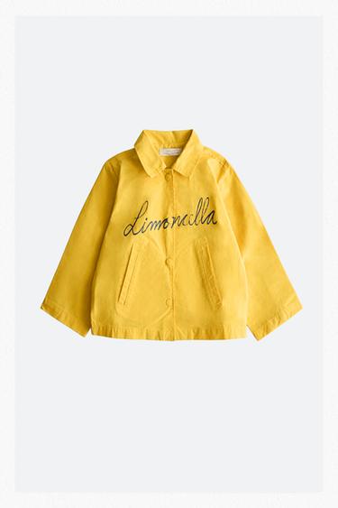 KIDS' WAXED LIMONCELLA X THE ANIMALS OBSERVATORY JACKET - Yellow by Zara