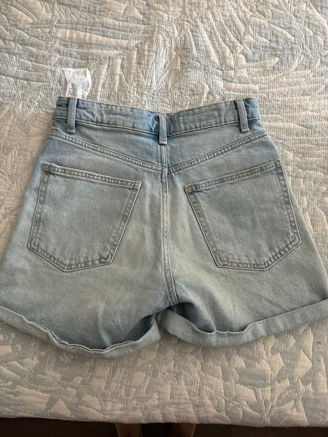 HIGH-WAIST TRF MOM FIT BERMUDA SHORTS - Image 2