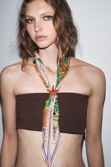 Zara MODAL STARFISH BANDANA - Multicolored - Image 0