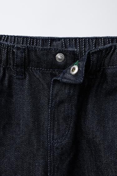 PANTALON DENIM BALLON - Bleu / Indigo de Zara - Image 2
