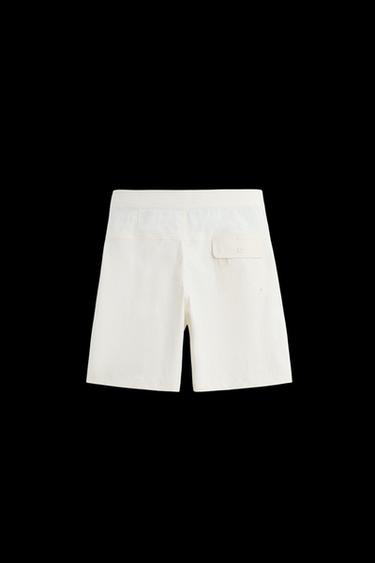 Zara LONG SWIMSUIT - Oyster-white